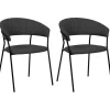 Discount Armlehnstuhl Belle Anthrazit (2/Set) Stühle