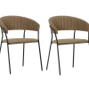 Hot Armlehnstuhl Belle Braun (2/Set) Stühle
