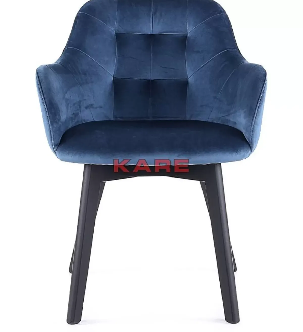Online Armlehnstuhl Black Lady Velvet Blau Stühle