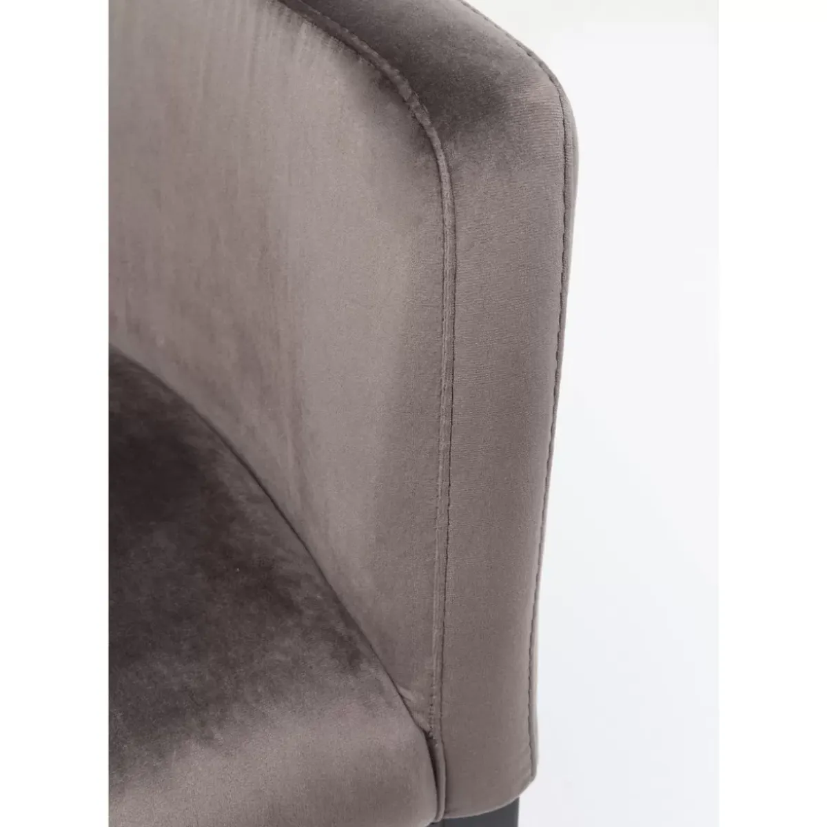 Online Armlehnstuhl Black Mode Velvet Grau Stühle