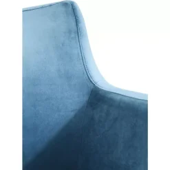 Clearance Armlehnstuhl Mode Velvet Petrol Stühle