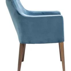 Clearance Armlehnstuhl Mode Velvet Petrol Stühle