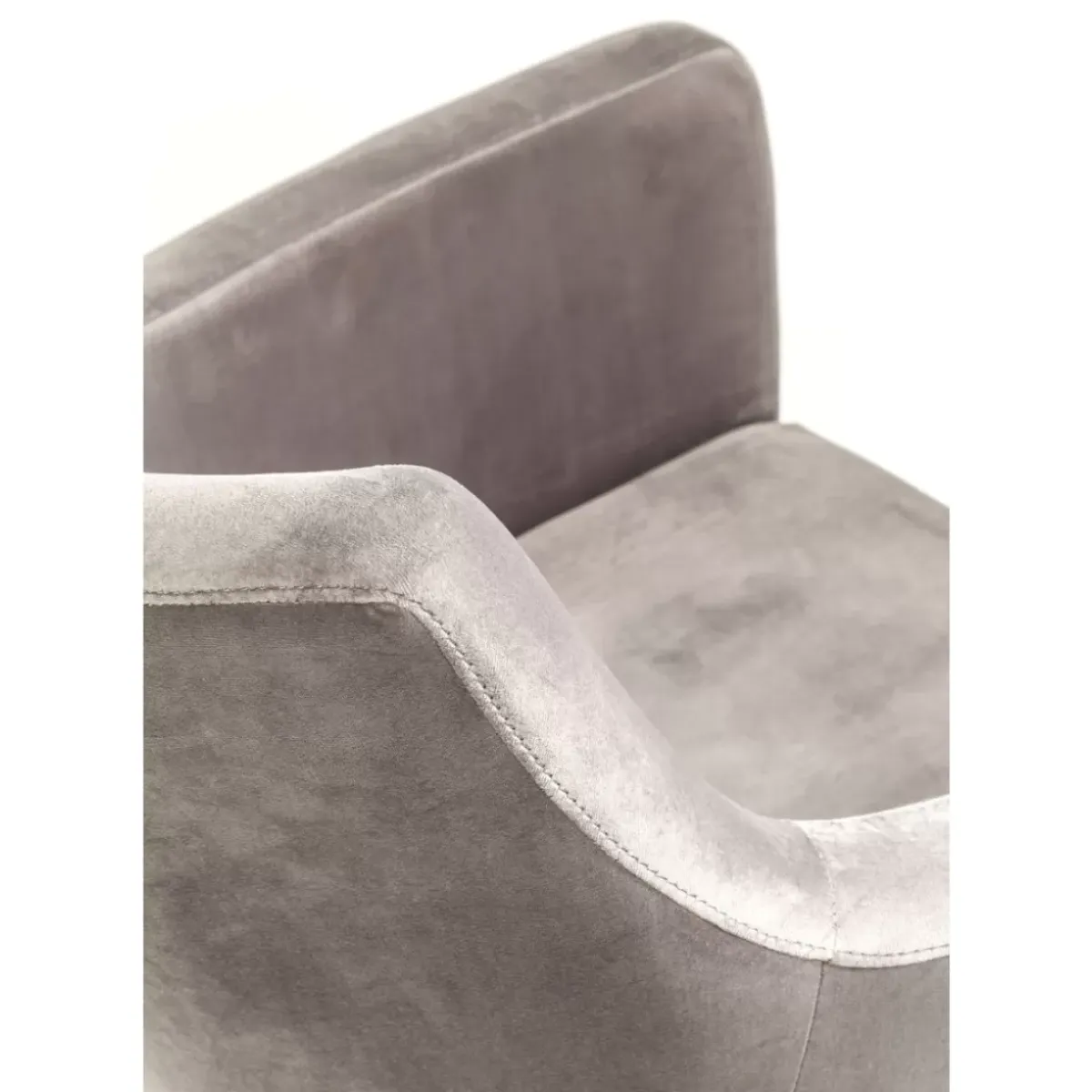 Sale Armlehnstuhl Mode Velvet Grau Stühle