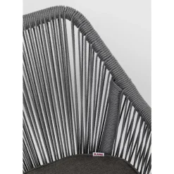 New Armlehnstuhl Wave Grau Outdoormöbel