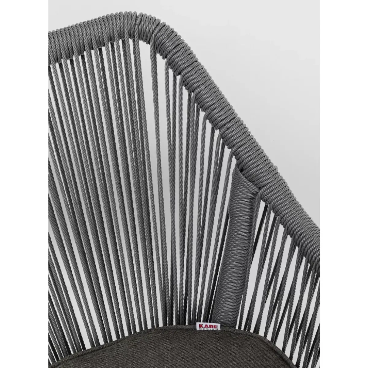 New Armlehnstuhl Wave Grau Outdoormöbel