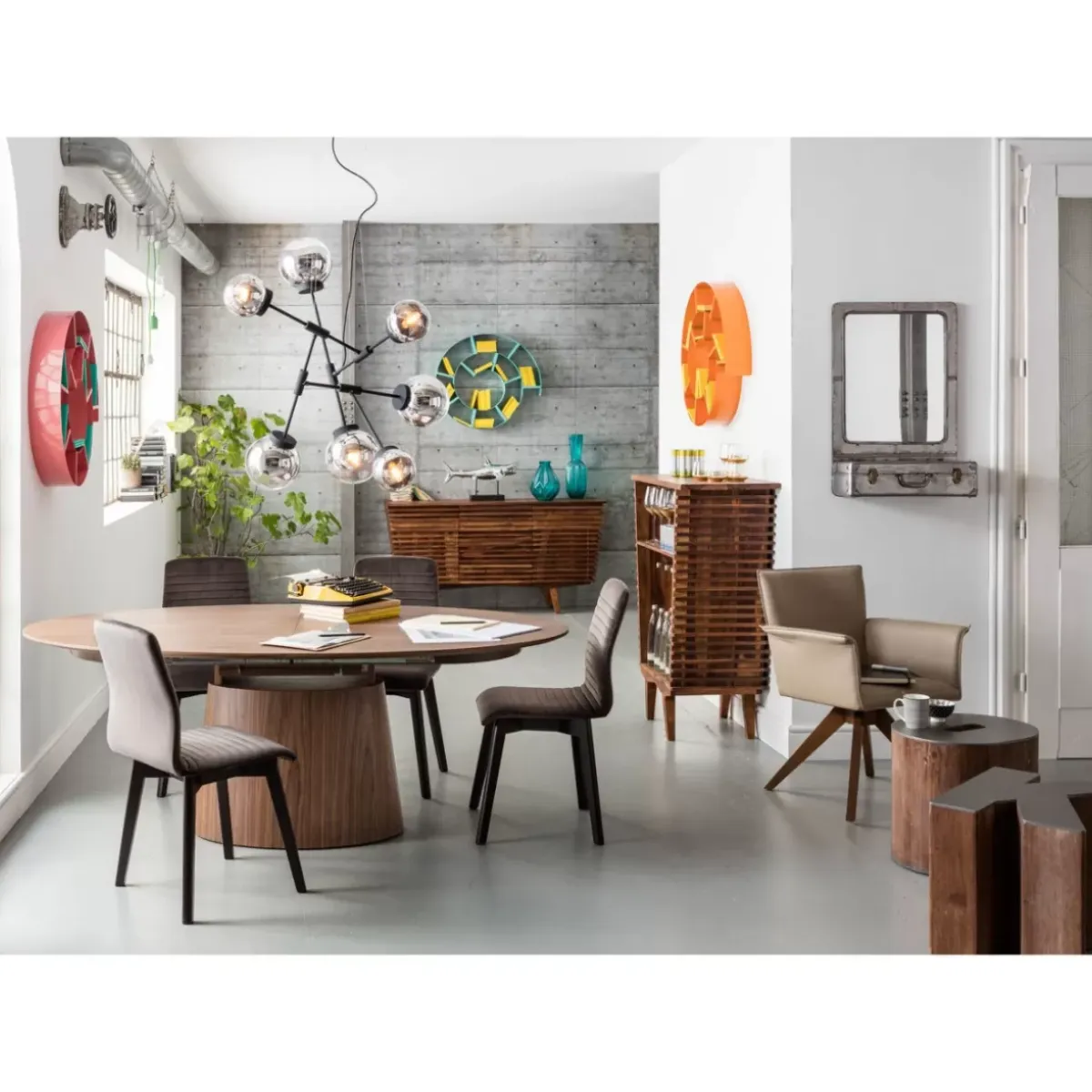 Discount Ausziehtisch Benvenuto Walnut 200(50)X110Cm Tische
