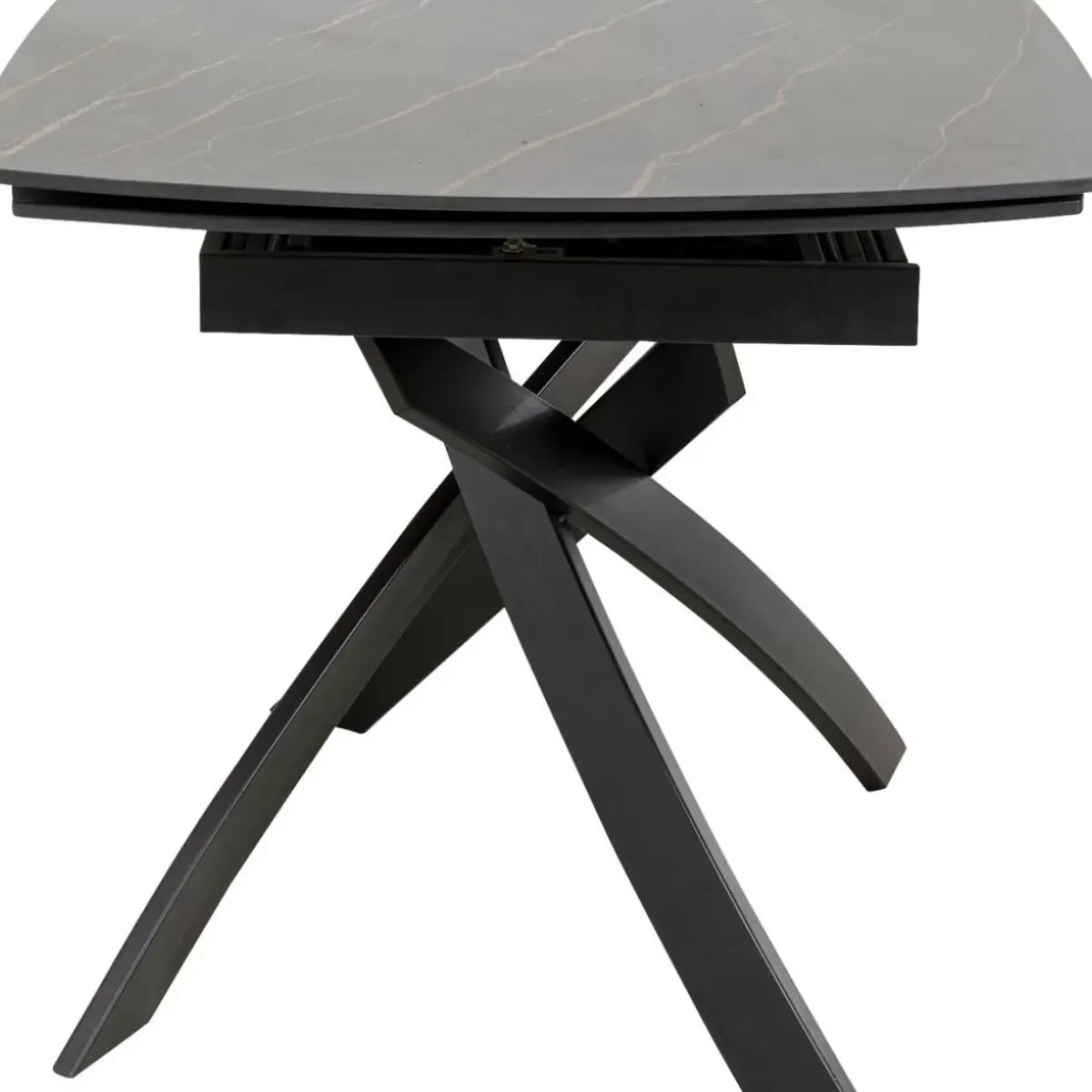 Hot Ausziehtisch Twist Schwarz 120(30+30)X90Cm Tische