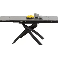 Hot Ausziehtisch Twist Schwarz 120(30+30)X90Cm Tische