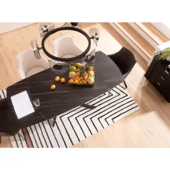 Hot Ausziehtisch Twist Schwarz 120(30+30)X90Cm Tische