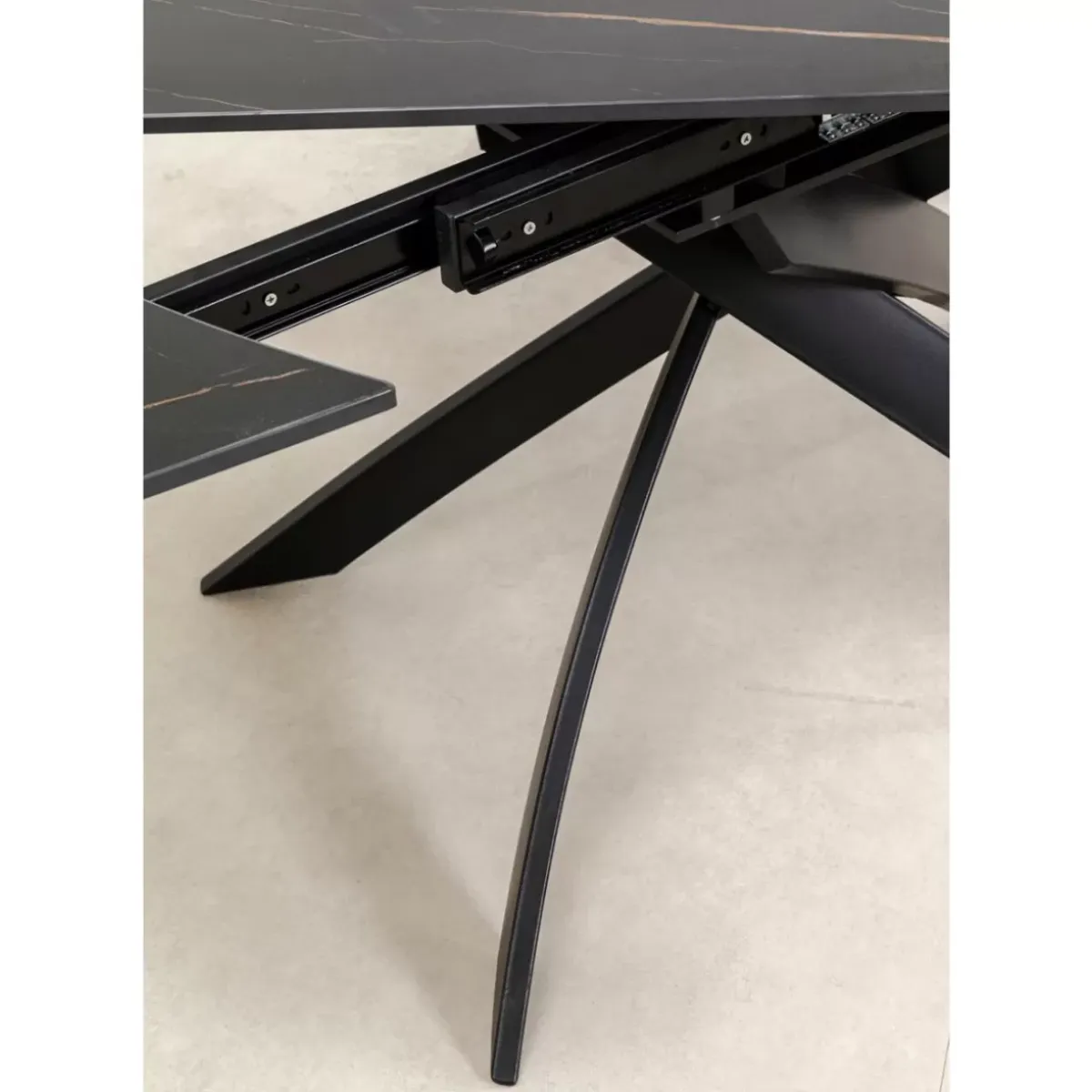 Hot Ausziehtisch Twist Schwarz 120(30+30)X90Cm Tische