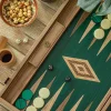 Clearance Backgammon-Walnut With Green Oak Sonstiges & Zubehör Accessoires
