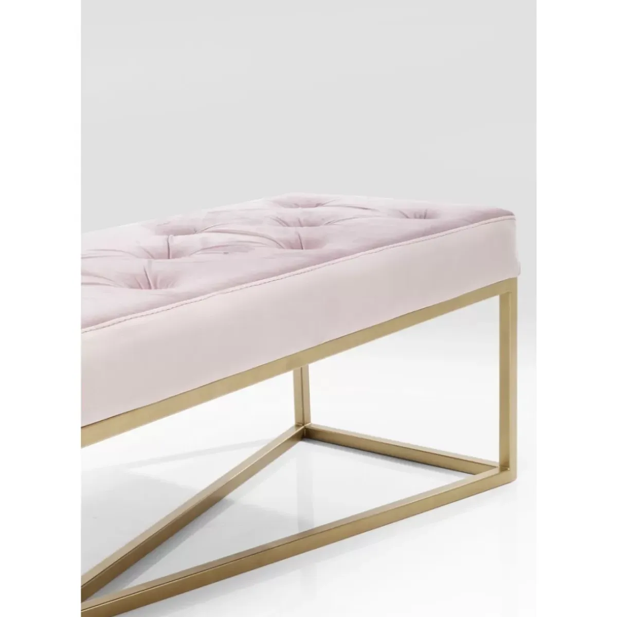 Bank Crossover Rose Messing 150X40Cm Sitzbänke