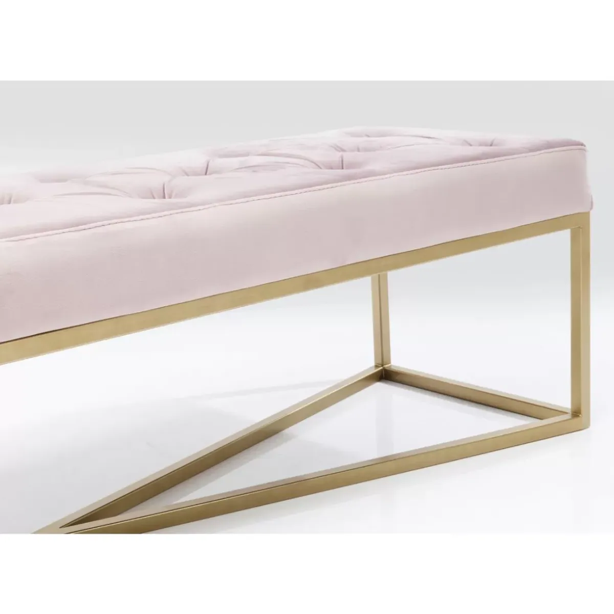 Bank Crossover Rose Messing 150X40Cm Sitzbänke