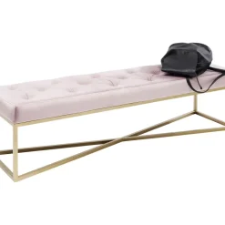 Bank Crossover Rose Messing 150X40Cm Sitzbänke