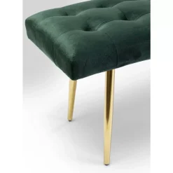 Outlet Bank Dallas Velvet Grun 110Cm Sitzbänke