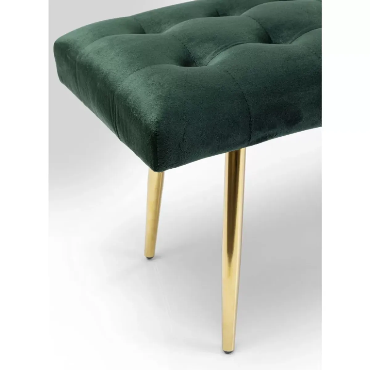 Outlet Bank Dallas Velvet Grun 110Cm Sitzbänke