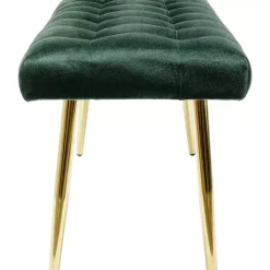 Outlet Bank Dallas Velvet Grun 110Cm Sitzbänke