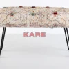 Outlet Bank Desna Patchwork Creme Multi 80Cm Sitzbänke