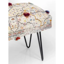 Outlet Bank Desna Patchwork Creme Multi 80Cm Sitzbänke
