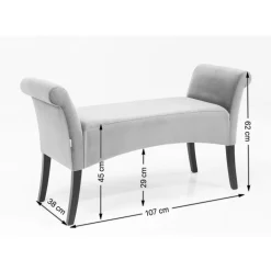 Best Bank Motley Velvet Braun Sitzbänke
