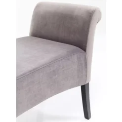 Bank Motley Velvet Silvergrey Sitzbänke