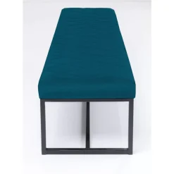 Outlet Bank Smart Petrol Schwarz 150X40Cm Sitzbänke