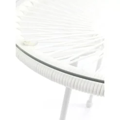 Beistelltisch Acapulco Weiss Outdoormöbel