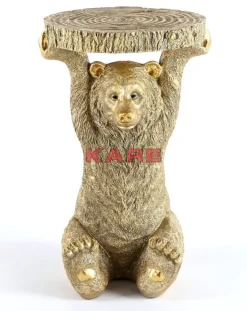 Online Beistelltisch Animal Bear Gold 35X34Cm Tische