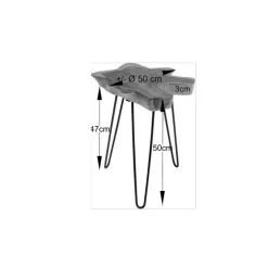 Hot Beistelltisch Aspen Natur 50X50Cm Tische