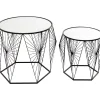 Clearance Beistelltisch Cobweb Schwarz (2/Set) Tische