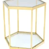Clearance Beistelltisch Comb Gold 55 Tische