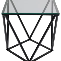 Sale Beistelltisch Cristallo Schwarz 50X50Cm Tische