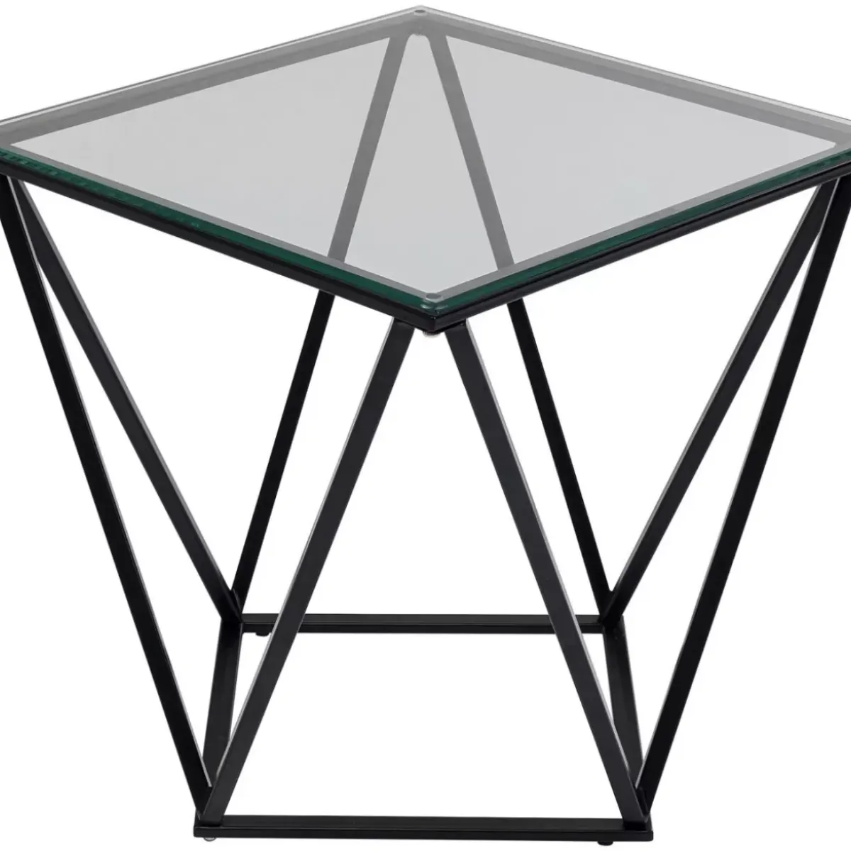 Sale Beistelltisch Cristallo Schwarz 50X50Cm Tische