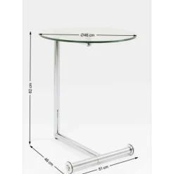 Best Beistelltisch Easy Living Klarglas O46Cm Tische