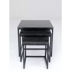Beistelltisch Key West Schwarz (3/Set) Tische