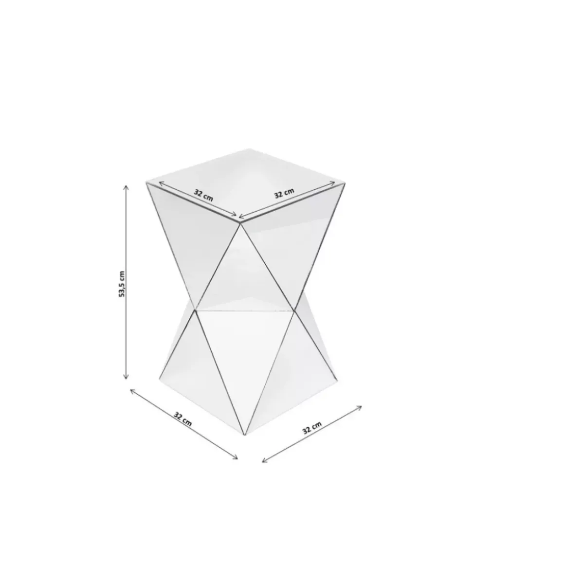 Clearance Beistelltisch Luxury Triangle Tische