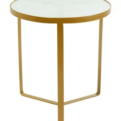 Clearance Beistelltisch Marble Gold O45 Tische