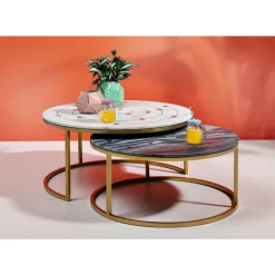 Hot Beistelltisch Mystic Round (2/Set) O90Cm Tische
