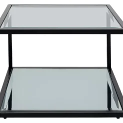 New Beistelltisch Quadro Schwarz 50X50Cm Tische