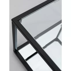 New Beistelltisch Quadro Schwarz 50X50Cm Tische