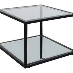 New Beistelltisch Quadro Schwarz 50X50Cm Tische
