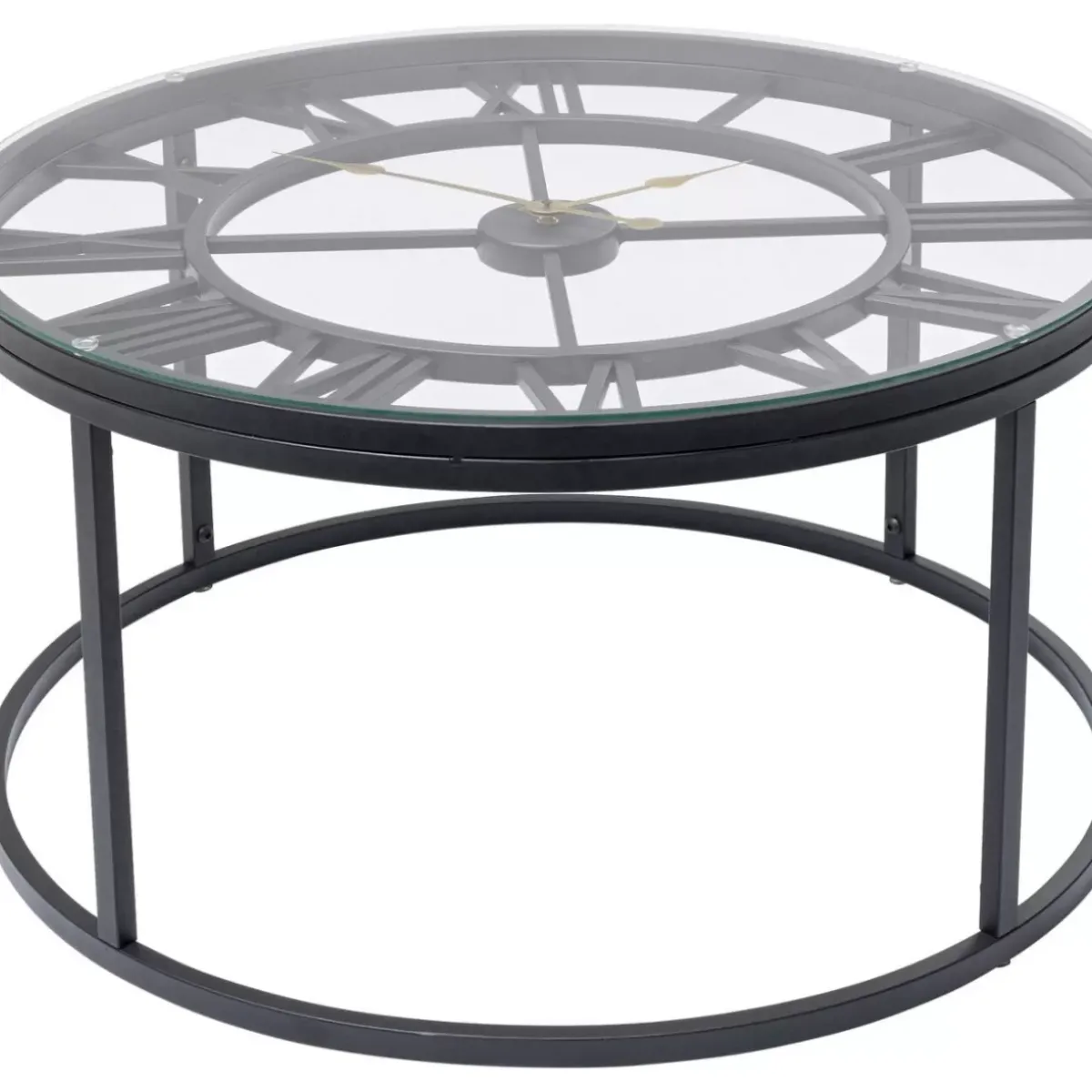 Beistelltisch Roman Schwarz O76Cm Tische