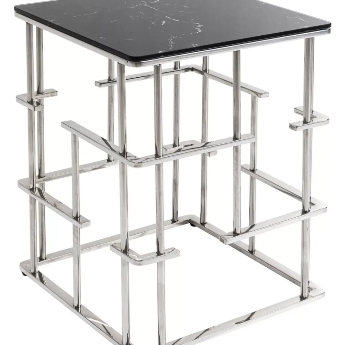 Discount Beistelltisch Rome Silber 40X40Cm Tische