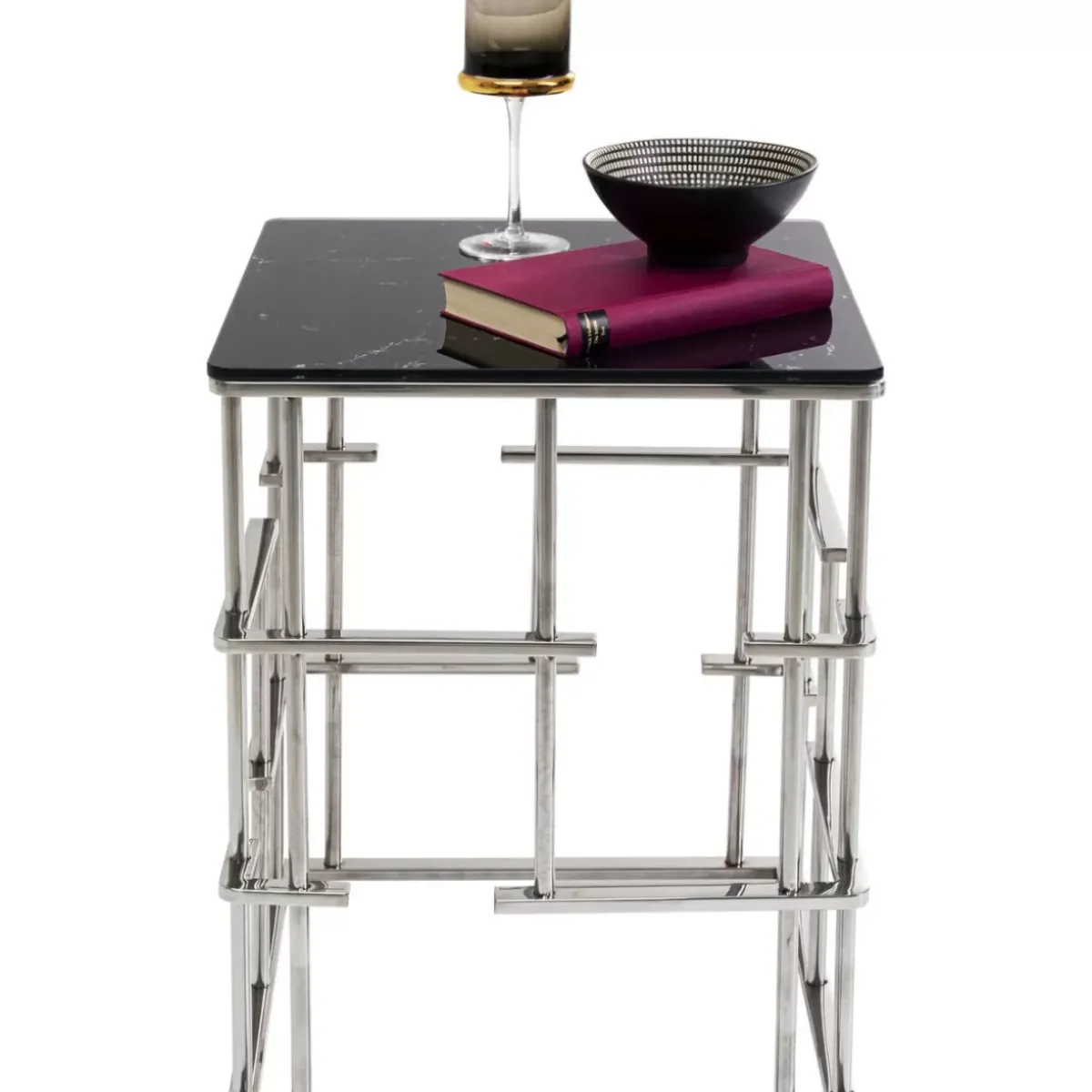 Discount Beistelltisch Rome Silber 40X40Cm Tische