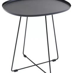 Clearance Beistelltisch Turin Schwarz Outdoormöbel