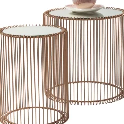 Discount Beistelltisch Wire Copper (2/Set) O44Cm Tische