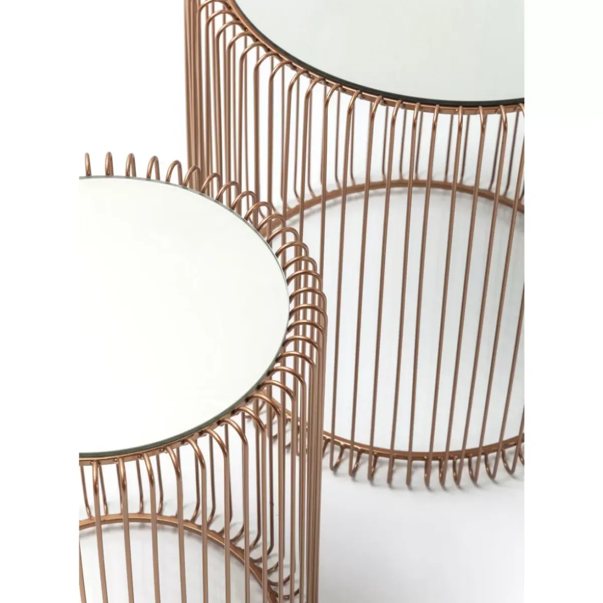Discount Beistelltisch Wire Copper (2/Set) O44Cm Tische