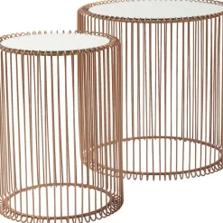 Discount Beistelltisch Wire Copper (2/Set) O44Cm Tische
