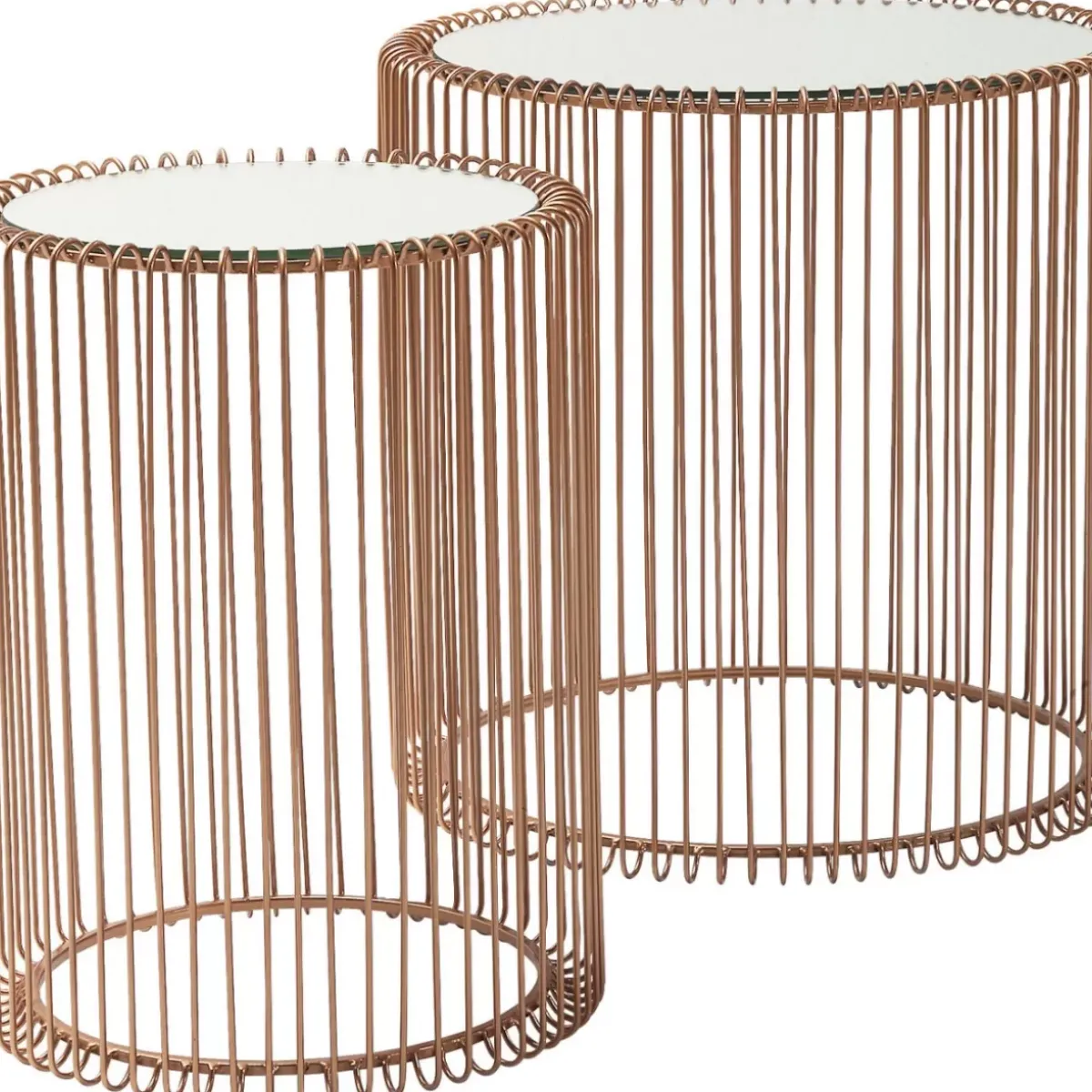 Discount Beistelltisch Wire Copper (2/Set) O44Cm Tische