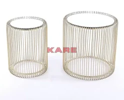 Hot Beistelltisch Wire Messing (2/Set) O44Cm Tische
